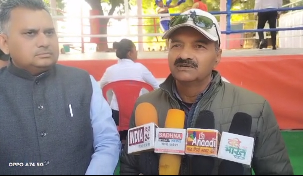 
राज्य स्तरीय 19 वर्षीय बॉक्सिंग प्रतियोगिता भिंड में 
